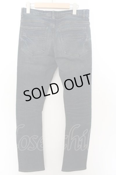 画像2: SCHLUSSEL / バナナシルエットコーティングデニムパンツ 1 インディゴ O-24-10-28-045-SC-pa-YM-ZT230 (2)