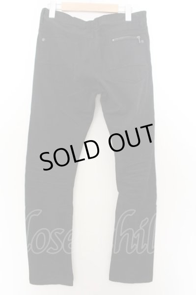 画像2: SCHLUSSEL / 顔料加工ストレッチチノパンツ 1 ブラック O-24-10-28-047-SC-pa-YM-ZT230 (2)