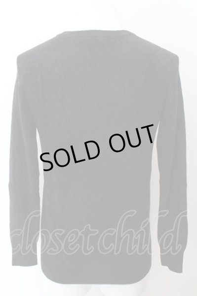 画像2: SCHLUSSEL / ボアパイルVネックニットソー 2 ブラック O-24-10-28-010-SC-to-YM-ZT366 (2)