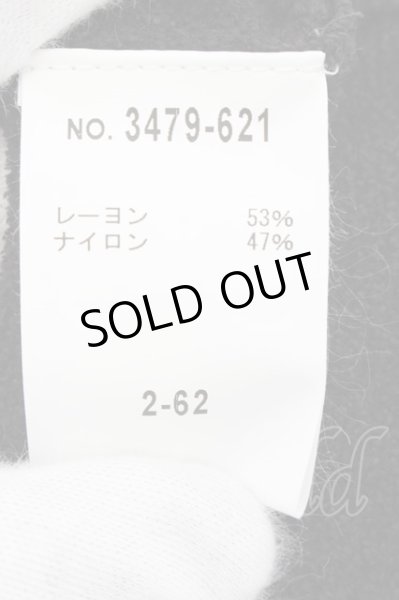 画像3: SCHLUSSEL / ボアパイルVネックニットソー 2 ブラック O-24-10-28-010-SC-to-YM-ZT366 (3)