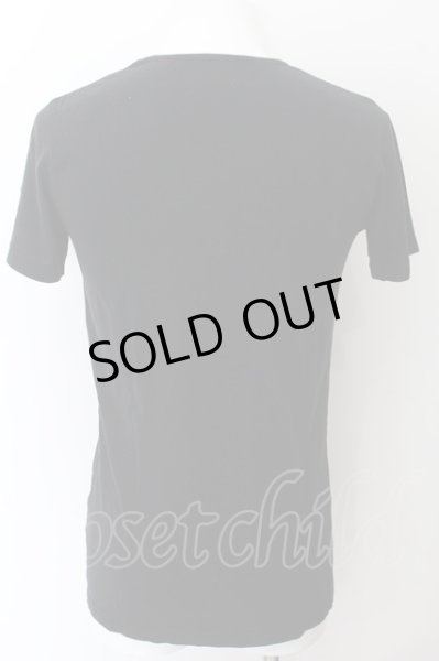 画像2: SCHLUSSEL / 総柄ロングTシャツ 2 ブラック O-24-10-28-012-SC-ts-YM-OS (2)