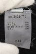 画像3: SCHLUSSEL / 傾斜リブ編み半袖ニットソー 2 ブラック O-24-10-28-013-SC-to-YM-ZT366 (3)