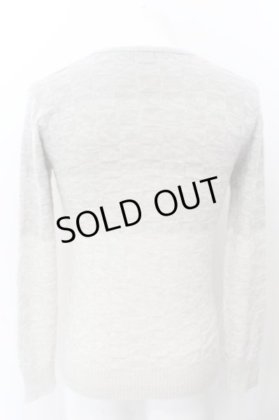 画像2: SCHLUSSEL / ダイヤカット編みグラデーションニットソー 2 グレー O-24-10-28-017-SC-to-YM-ZT270 (2)