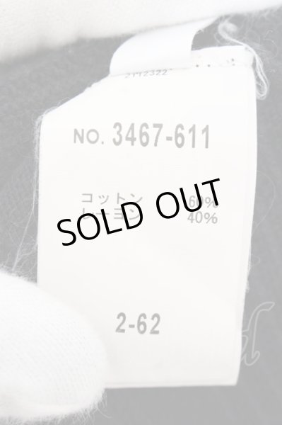 画像3: SCHLUSSEL / 傾斜リブ編みニットソー 2 ブラック O-24-10-28-020-SC-to-YM-ZT269 (3)