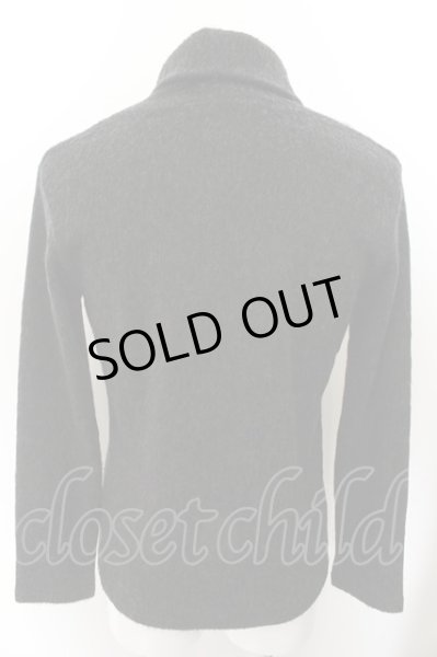 画像2: SCHLUSSEL / ウール混アクリルシャギーハイネックニットソー 2 ブラック O-24-10-28-023-SC-to-YM-ZT269 (2)