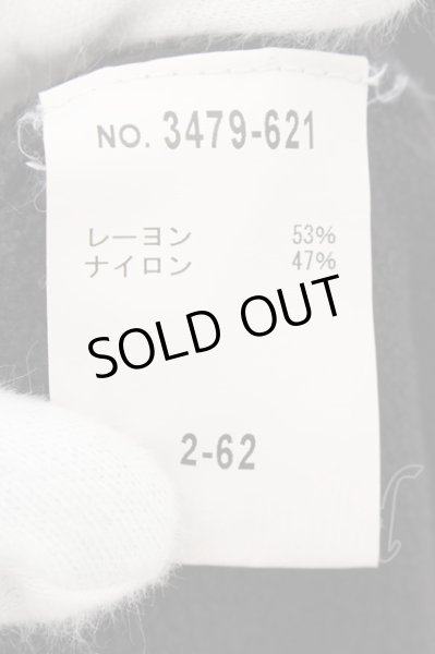 画像3: SCHLUSSEL / ボアパイルVネックニットソー 2 ブラック O-24-10-28-024-SC-to-YM-ZT268 (3)