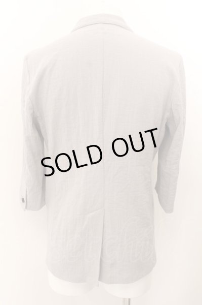 画像2: SCHLUSSEL / レーヨンストレッチ七分袖テーラードジャケット 2 グレー O-24-10-28-031-SC-ja-YM-ZT267 (2)