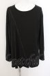画像1: CIVARIZE / デザインZIP長袖カットソー F ブラック O-24-10-29-032-CI-to-YM-ZY (1)