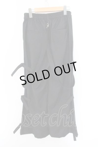 画像3: CIVARIZE / サスペンダー付きワイドベルテッドパンツ 44 ブラック O-24-10-29-004-CI-pa-YM-ZT032 (3)