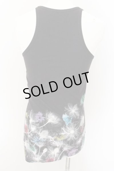 画像2: CIVARIZE / Pathos 裾フラワープリントアシンメトリータンクトップ 44 ブラック O-24-10-29-040-CI-to-YM-OS (2)