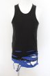 画像1: CIVARIZE / オパールダメージロングタンクトップ 44 ブラックｘブルー O-24-10-29-043-CI-to-YM-ZY (1)