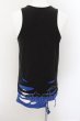 画像3: CIVARIZE / オパールダメージロングタンクトップ 44 ブラックｘブルー O-24-10-29-043-CI-to-YM-ZY (3)
