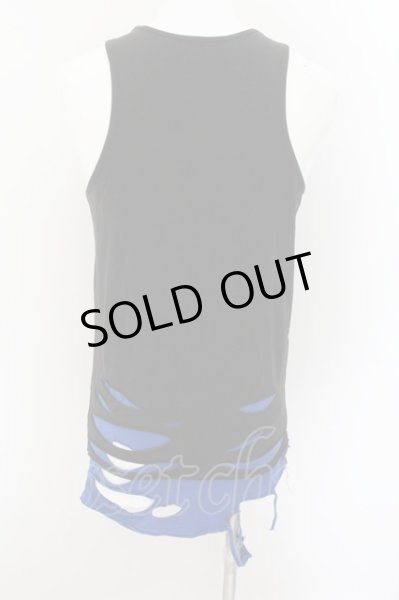 画像3: CIVARIZE / オパールダメージロングタンクトップ 44 ブラックｘブルー O-24-10-29-043-CI-to-YM-ZY (3)