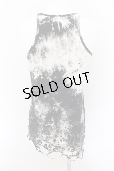 画像2: CIVARIZE / Poisonous クラッシュ加工フェイクレイヤードタンクトップ 44 ムラ染め O-24-10-29-046-CI-to-YM-OS (2)