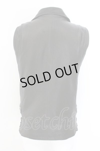 画像3: FUGA / ベジタブルタンニンWライダースベスト 46 ブラック O-24-10-29-005-FU-ja-YM-OS (3)