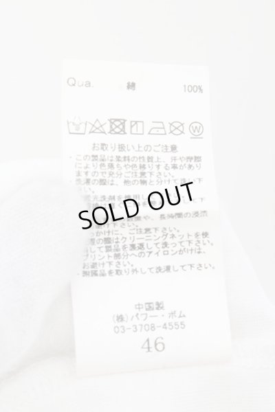 画像3: CIVARIZE / Strain バックレースアップTシャツ 46 ホワイト O-24-10-29-056-CI-ts-YM-ZT220