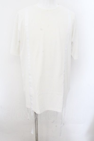 画像1: FUGA / ストラップBIG Tシャツ 46 ホワイト O-24-10-29-057-FU-ts-YM-ZT318 (1)