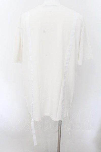 画像2: FUGA / ストラップBIG Tシャツ 46 ホワイト O-24-10-29-057-FU-ts-YM-ZT318 (2)