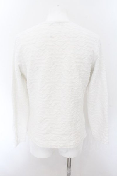 画像2: BUFFALO BOBS / PAISLEY BLISTER（ペイズリーブリスター）Ｖネックカットソー 2-3 ホワイト O-24-10-29-058-BU-ts-YM-ZT318 (2)