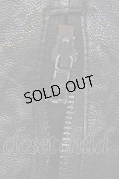 画像2: JOHNNY WOLF / COLOSSEO 可変レザーライダースジャケット 2 ブラック O-24-10-29-006-JO-ou-YM-ZT1101 (2)