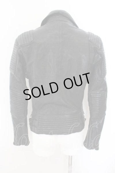 画像3: JOHNNY WOLF / COLOSSEO 可変レザーライダースジャケット 2 ブラック O-24-10-29-006-JO-ou-YM-ZT1101 (3)