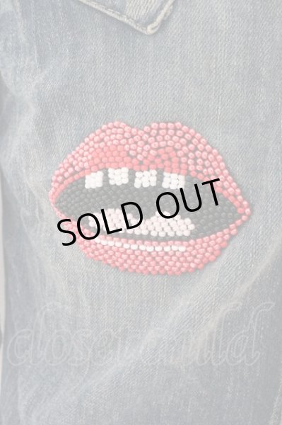 画像2: maxsix / 立体スカルアップルロングデニムウエスタンシャツ S インディゴ O-24-10-29-064-ma-sh-YM-ZT318 (2)