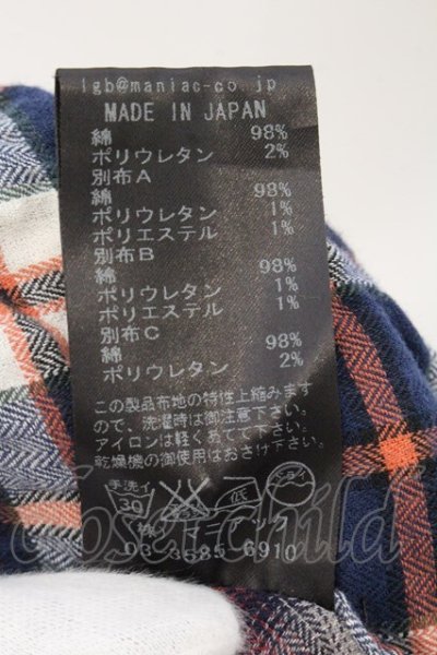 画像5: LGB / SHIRT-G/DRESS　七部袖シャツワンピース 0（レディース） ネイビーｘレッド O-24-10-29-065-LG-sh-YM-ZT167