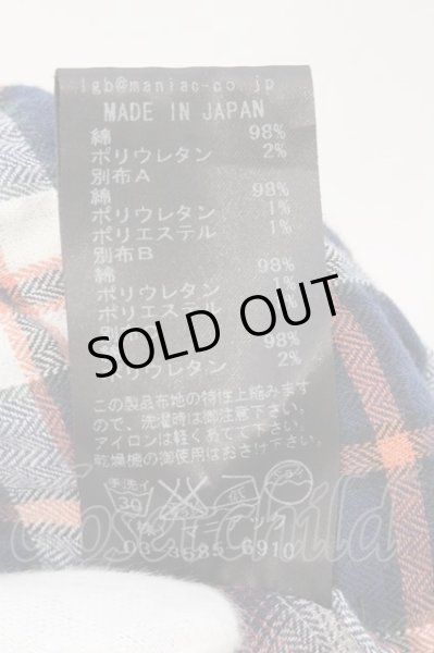 画像5: LGB / SHIRT-G/DRESS　七部袖シャツワンピース 0（レディース） ネイビーｘレッド O-24-10-29-065-LG-sh-YM-ZT167 (5)