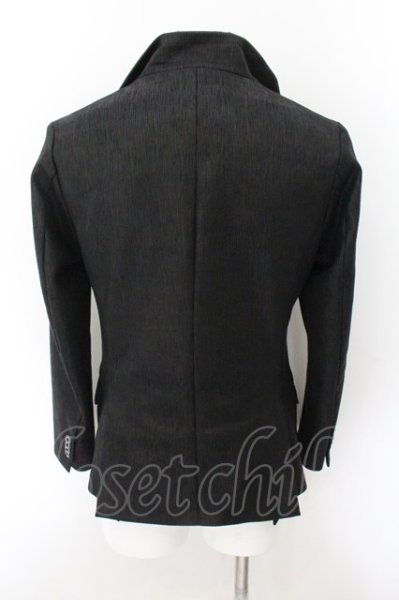 画像2: BUFFALO BOBS / COZZA-LEATHER LOOK(コッザ レザールック)イタリアンカラージャケット 1-2 ブラック O-24-10-29-007-BU-ja-YM-ZT318 (2)