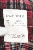 画像5: SHARE SPIRIT / ワードタータンウエスタンシャツ 44 マルチ O-24-10-29-071-SH-sh-YM-ZT318 (5)
