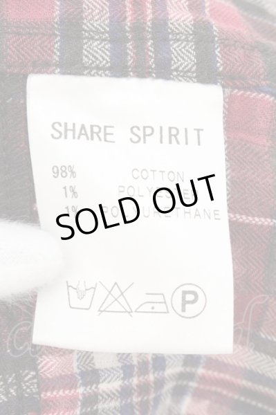 画像5: SHARE SPIRIT / ワードタータンウエスタンシャツ 44 マルチ O-24-10-29-071-SH-sh-YM-ZT318 (5)