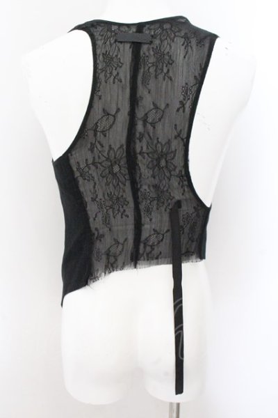 画像3: IFSIXWASNINE / SLIP VEST バックレースベスト 1（レディース） ブラック O-24-10-29-074-IF-to-YM-ZT315