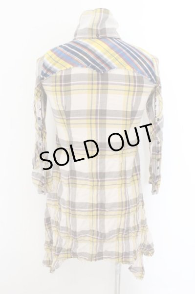画像4: LGB / SHIRT-G/DRESS　七部袖シャツワンピース 0（レディース） イエロー O-24-10-29-081-LG-sh-YM-ZT032 (4)
