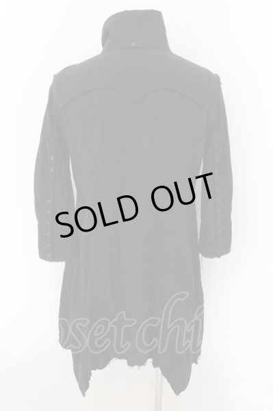 画像5: LGB / SHIRT-G/DRESS　七部袖シャツワンピース 1（レディース） ブラック O-24-10-29-083-LG-sh-YM-OS (5)