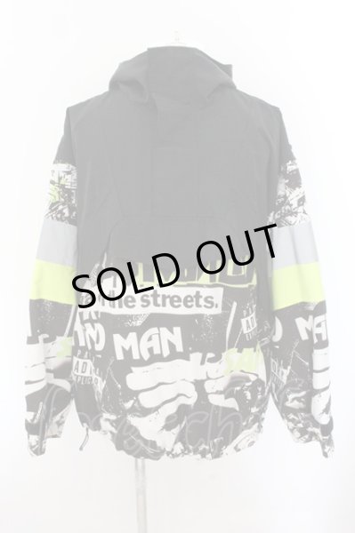 画像1: MISHKA / アノラックパーカー  ブラックｘシルバーｘネオンイエロー O-24-10-29-015-KU-to-YM-ZT320 (1)