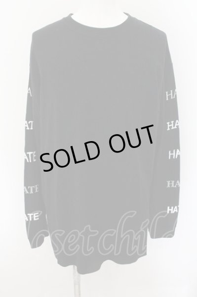 画像1: ALLAROUND / LONG SLEEVE カットソー  ブラック O-24-10-29-022-AL-to-YM-ZT294 (1)