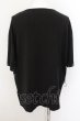 画像2: CIVARIZE / PUレザー切り替えZIPデザインTシャツ F ブラック O-24-10-29-025-CI-ts-YM-ZT-ML007 (2)