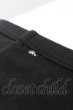 画像3: CIVARIZE / PUレザー切り替えZIPデザインTシャツ F ブラック O-24-10-29-025-CI-ts-YM-ZT-ML007 (3)