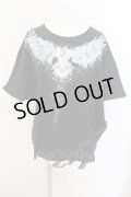 CIVARIZE / Gabriel ポンチョTシャツ F ホワイトｘブラック O-24-10-29-027-CI-ts-YM-OS