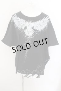 CIVARIZE / Gabriel ポンチョTシャツ F ホワイトｘブラック O-24-10-29-027-CI-ts-YM-OS