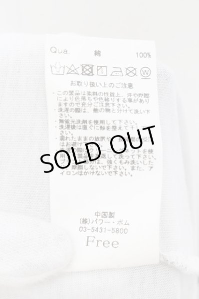 画像3: CIVARIZE / Gabriel ポンチョTシャツ F ホワイトxブラック O-24-10-29-027-CI-ts-YM-OS (3)