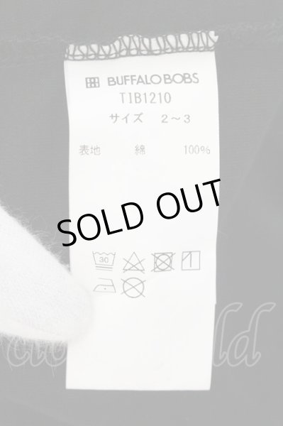 画像3: BUFFALO BOBS / RETRO SPORT(レトロ スポルト)ロゴクルーネックTシャツ 2-3 ブラックｘホワイト O-24-10-29-030-BU-ts-YM-ZT319 (3)