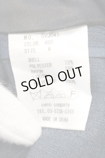 画像4: Black by VANQUISH / スプリングライトトレンチコート M ネイビー O-24-10-31-005-Bl-ja-YM-ZT1104 (4)