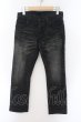 画像1: Roen / ウォッシュドストレッチデニムパンツ 28 ブラック O-24-10-31-008-Ro-pa-YM-ZT252 (1)