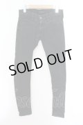 Black by VANQUISH / ワンウォッシュパワーストレッチスキニーデニム 28 ブラック O-24-10-31-009-Bl-pa-YM-ZT252