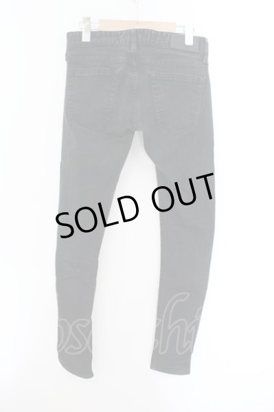 画像2: Black by VANQUISH / ワンウォッシュパワーストレッチスキニーデニム 28 ブラック O-24-10-31-009-Bl-pa-YM-ZT252 (2)