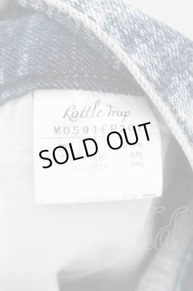 画像3: RATTLE TRAP / ケミカルウォッシュストレッチスキニーデニムパンツ M インディゴ O-24-10-31-014-RA-pa-YM-ZT252 (3)