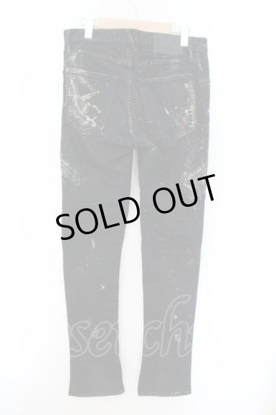 画像3: LGB / S-WOLF ステッチバイカーデニムパンツ 29 ブラック O-24-10-31-015-LG-pa-YM-ZT250 (3)