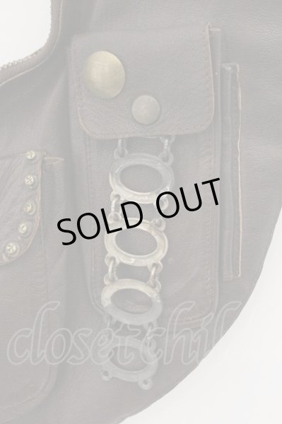 画像5: SHARE SPIRIT / レザーショルダーバッグ  ブラウン O-24-10-31-018-SH-ba-YM-ML008 (5)