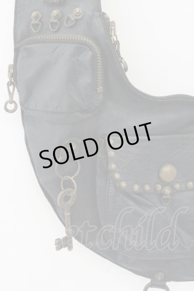 画像2: SHARE SPIRIT / レザーショルダーバッグ  ブラック O-24-10-31-019-SH-ba-YM-ML008 (2)